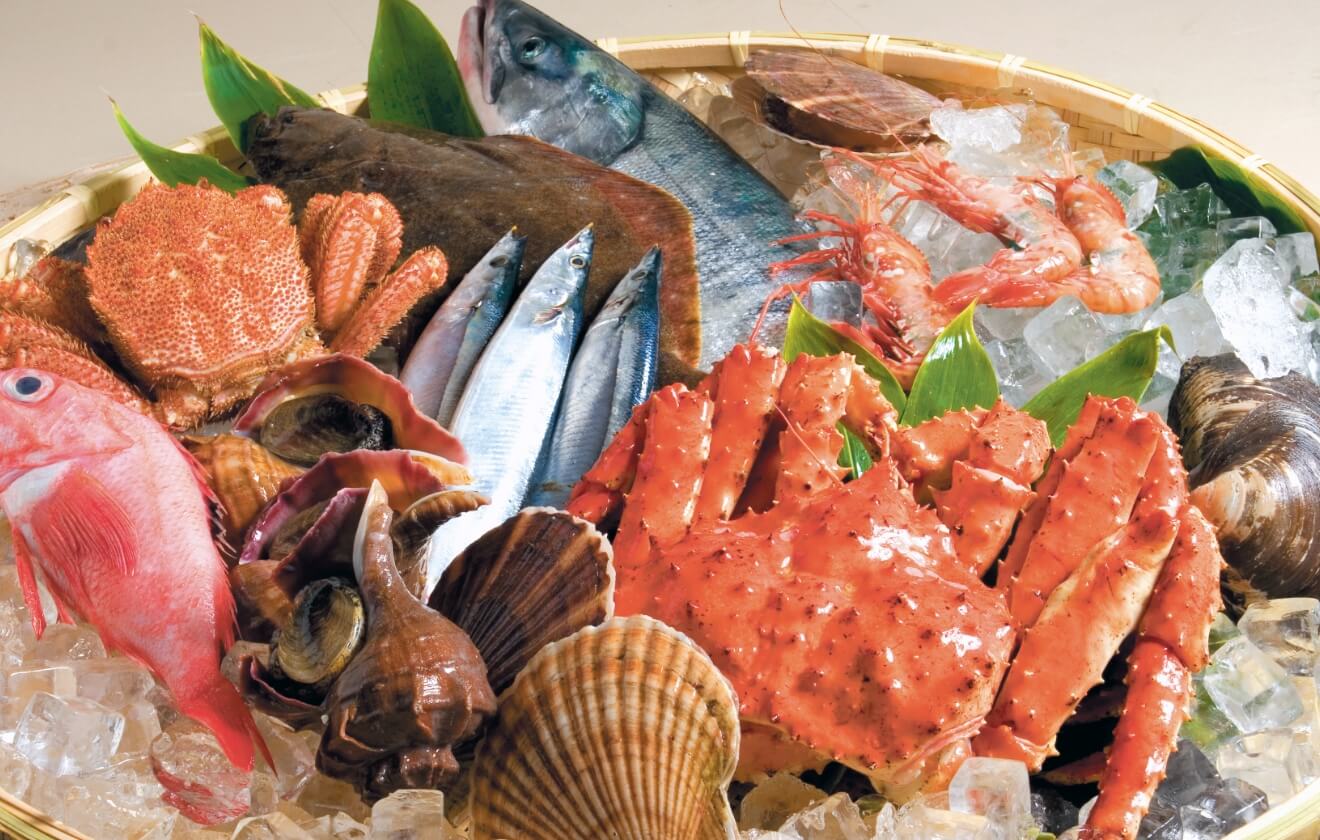 新鮮な海の幸